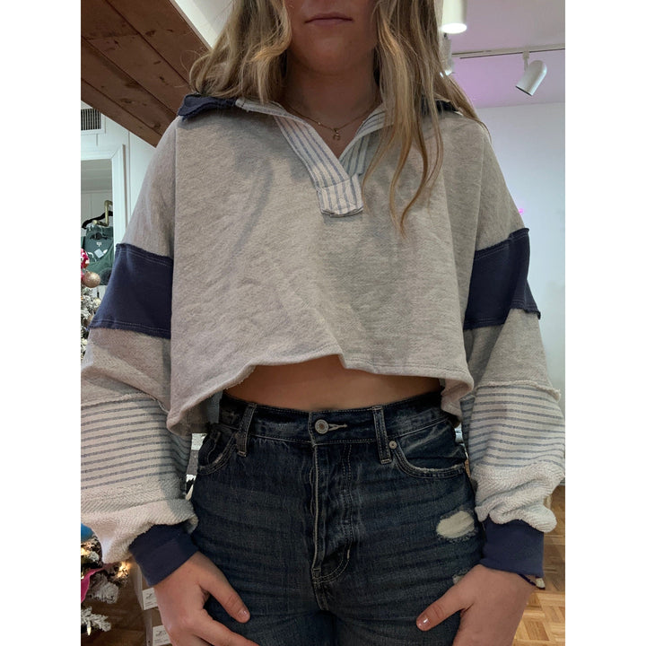 French Terry Knit Crop
