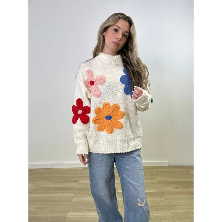 Floral Sweater