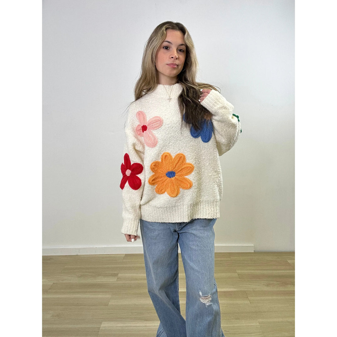 Floral Sweater