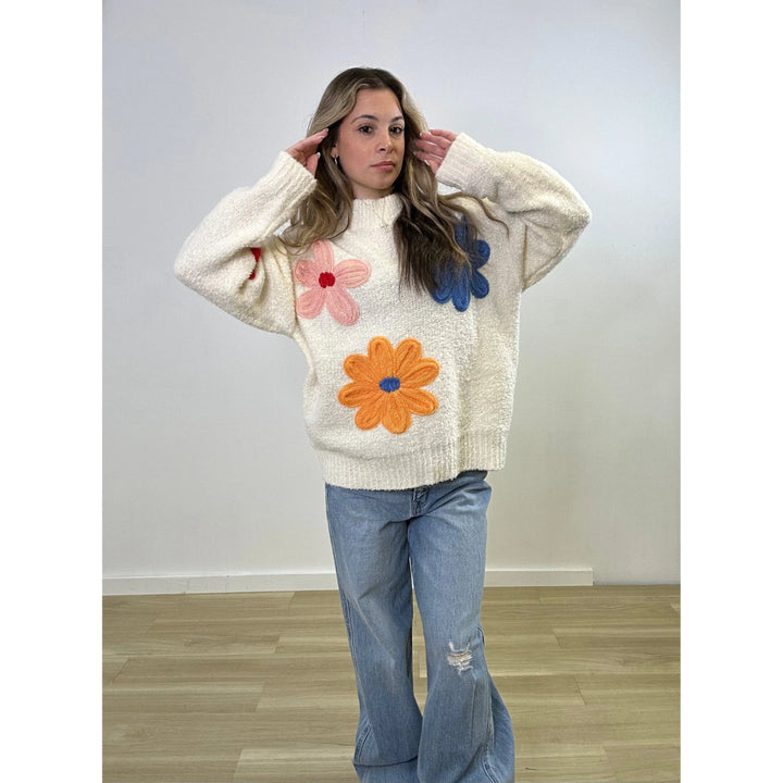 Floral Sweater