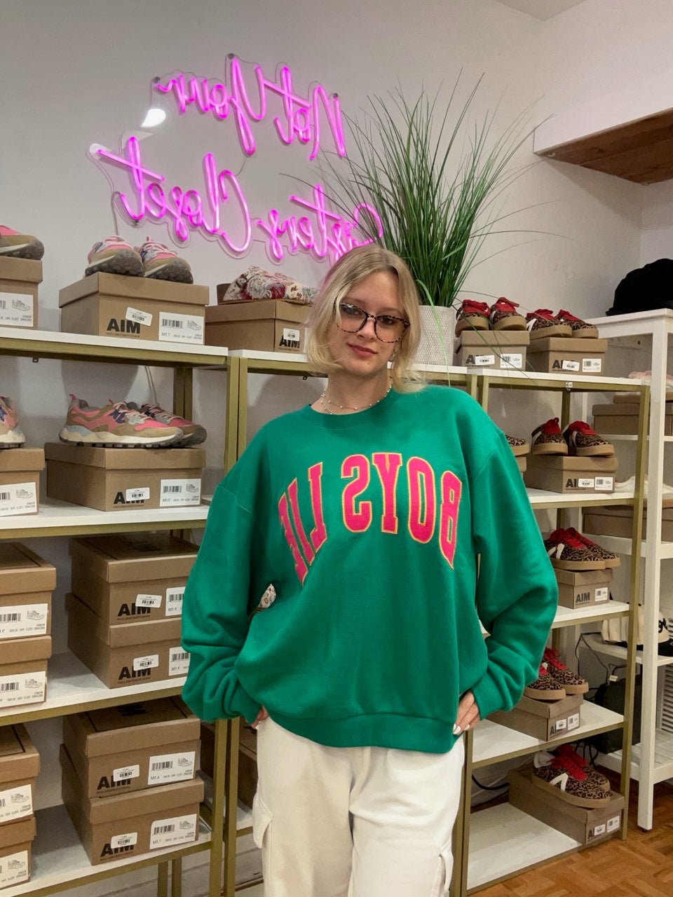 Lean Greens Kara Crew Boys Lie