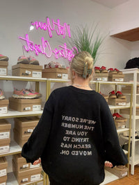 Black 1-800 Sweater Boys Lie