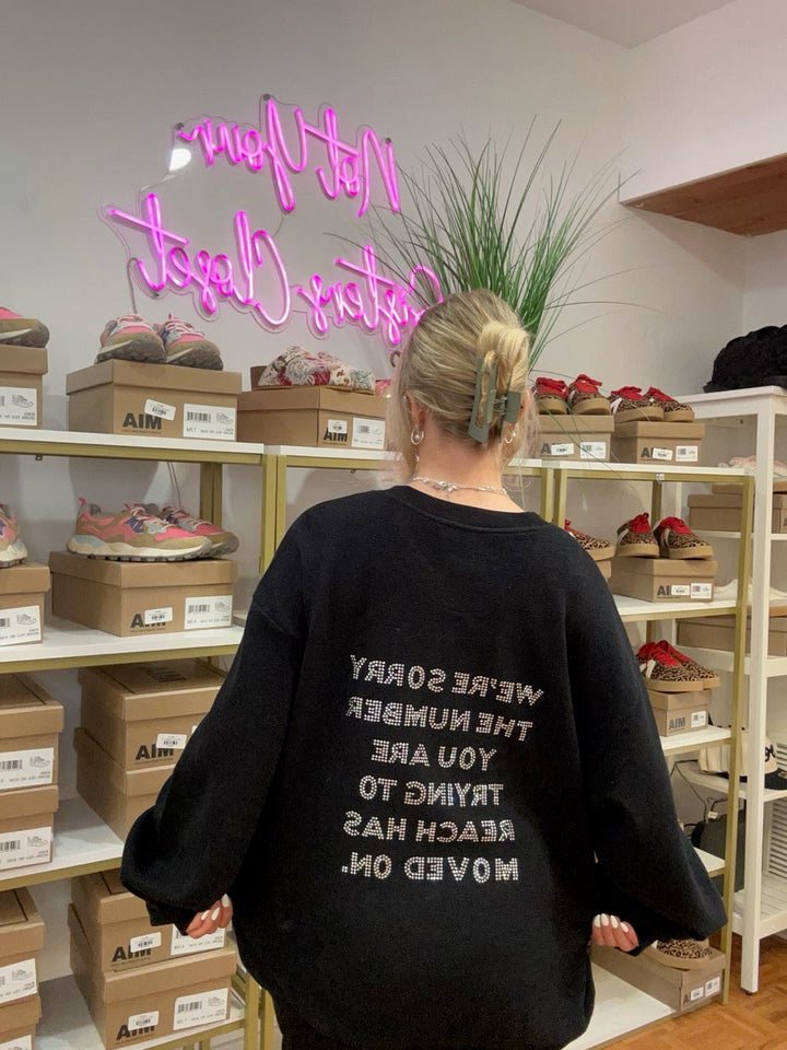 Black 1-800 Sweater Boys Lie