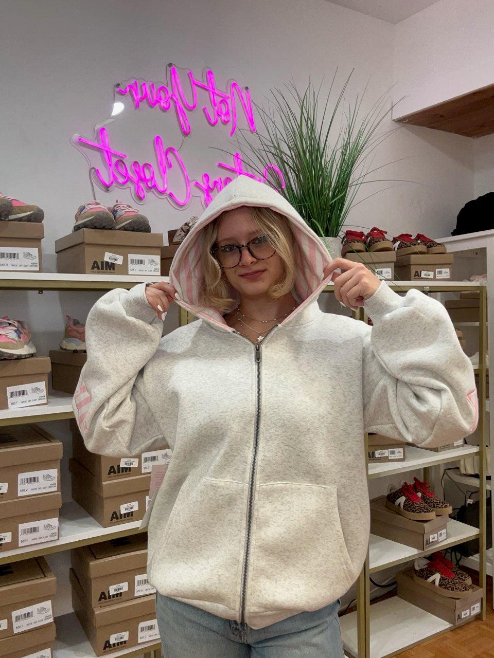 Cotton Candy Zip Hoodie