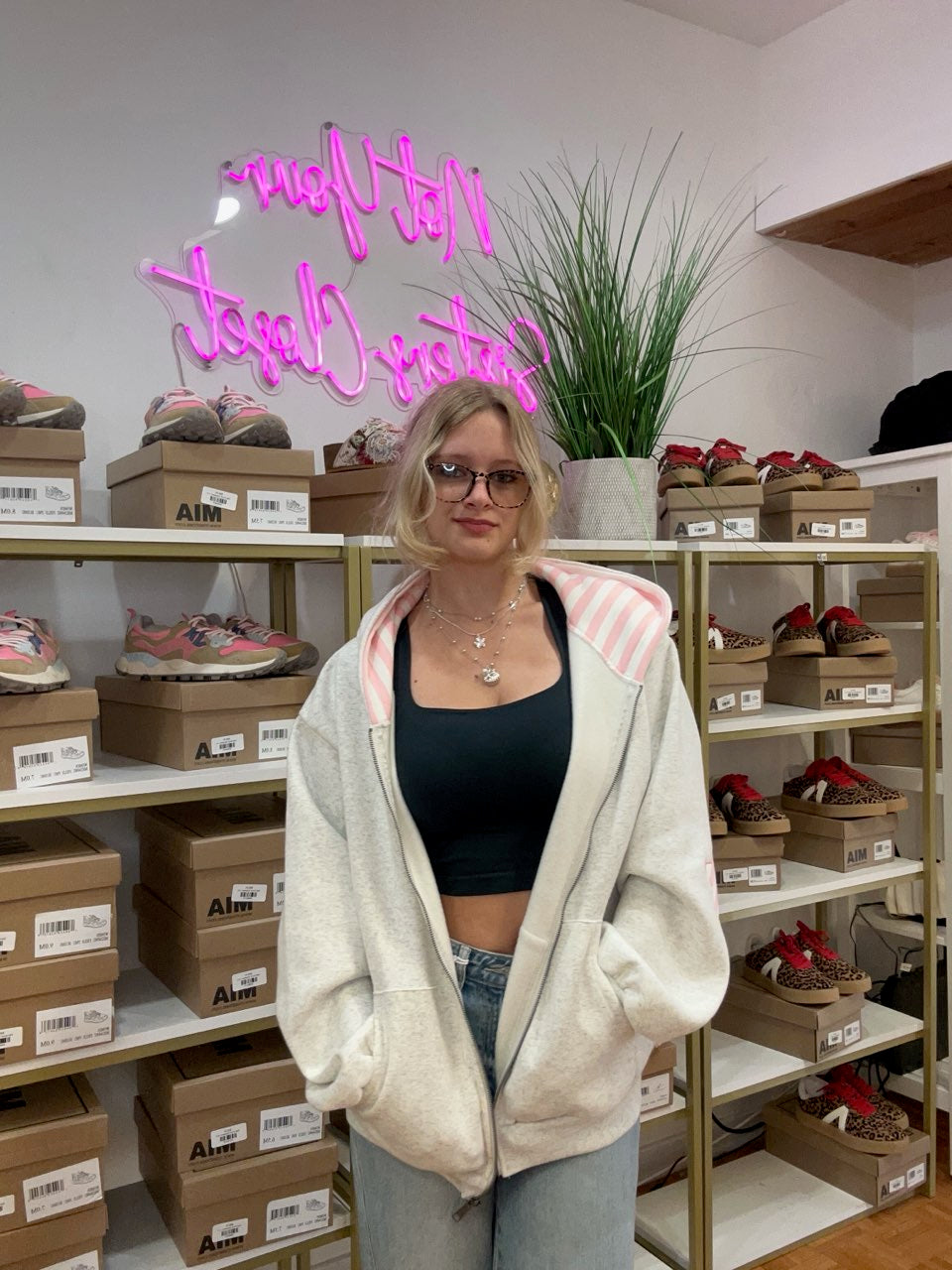 Cotton Candy Zip Hoodie