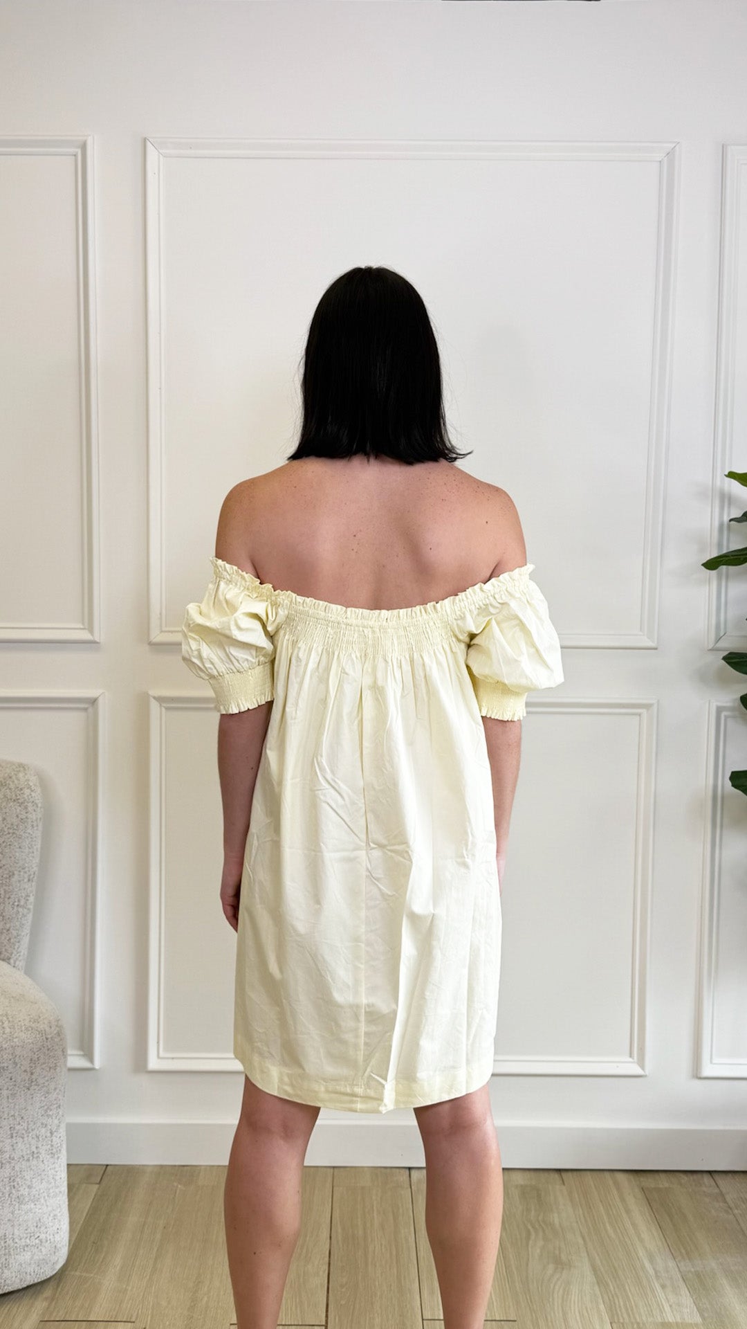 Lemon Drop Woven Dress