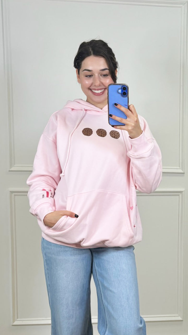 Light Pink Chocolate Chip Cookie Recipe Hoodie