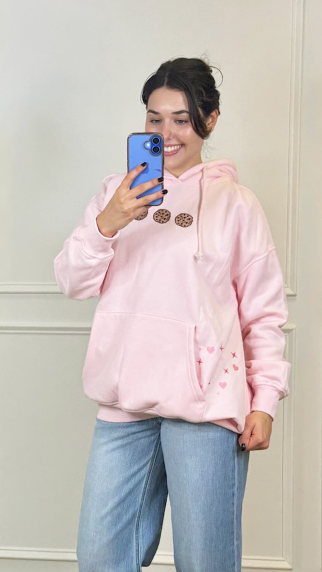 Light Pink Chocolate Chip Cookie Recipe Hoodie