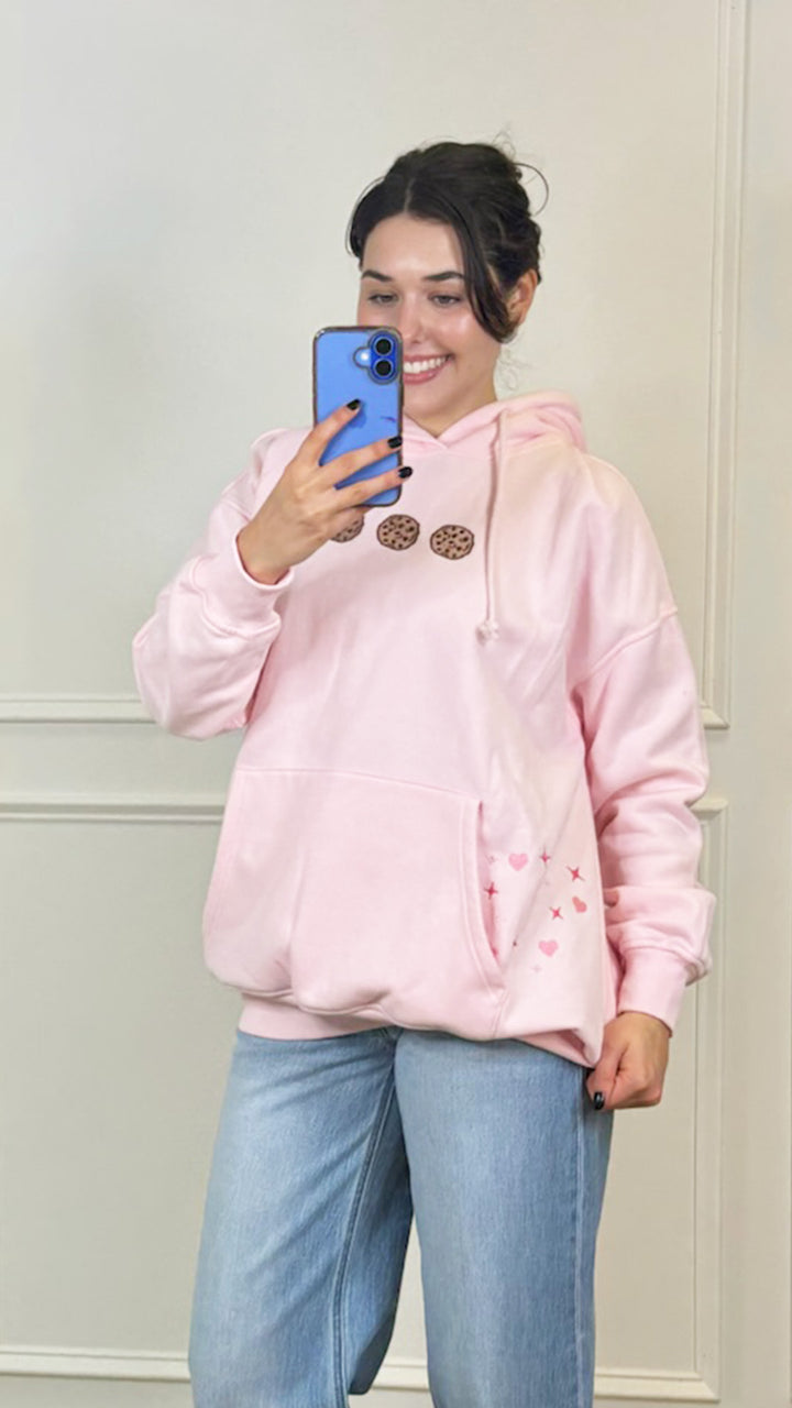 Light Pink Chocolate Chip Cookie Recipe Hoodie
