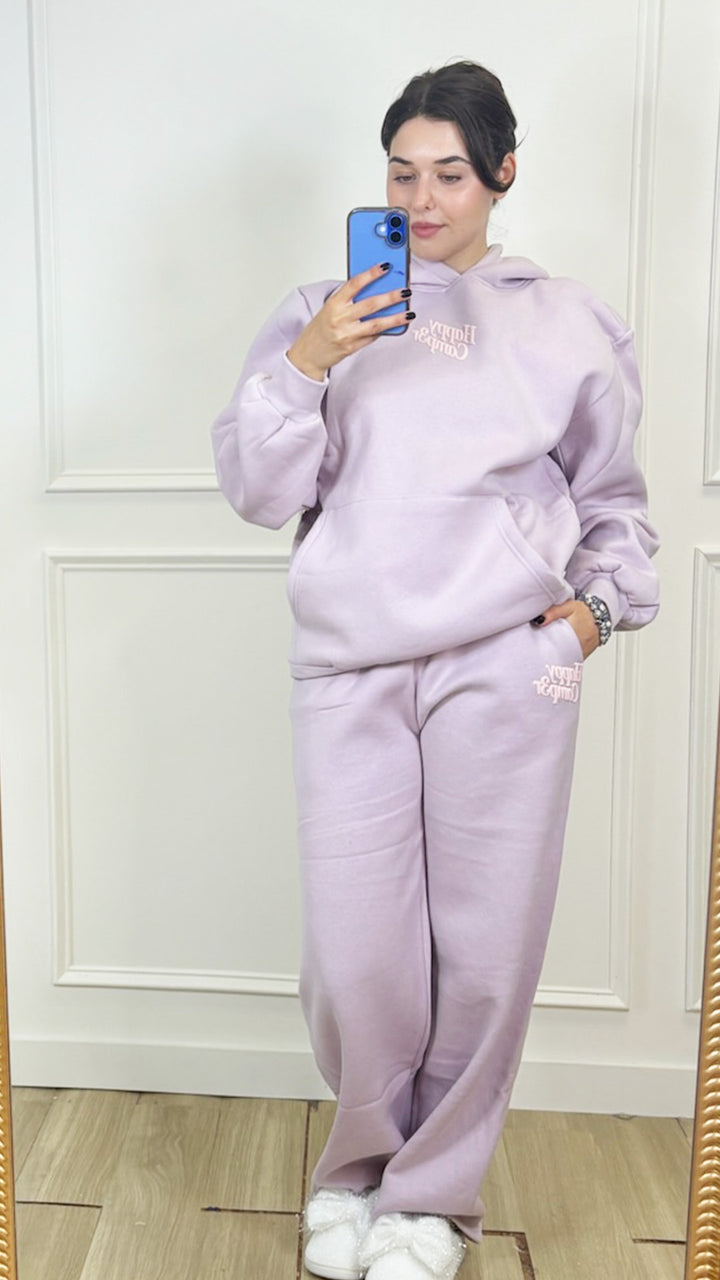 Lilac Puff Happy Camp3r Hoodie