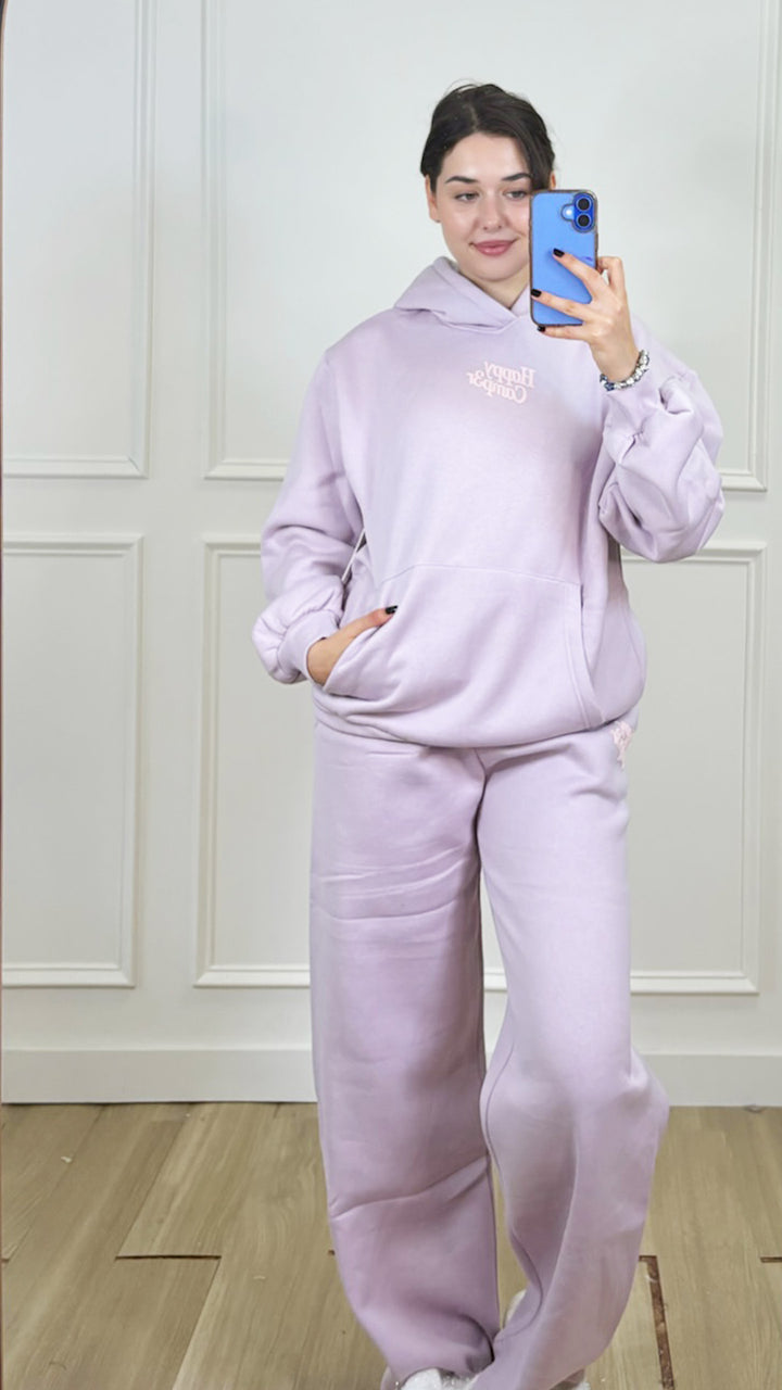 Lilac Puff Happy Camp3r Hoodie