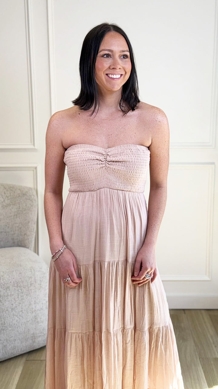 Lisianthus Strapless Dress