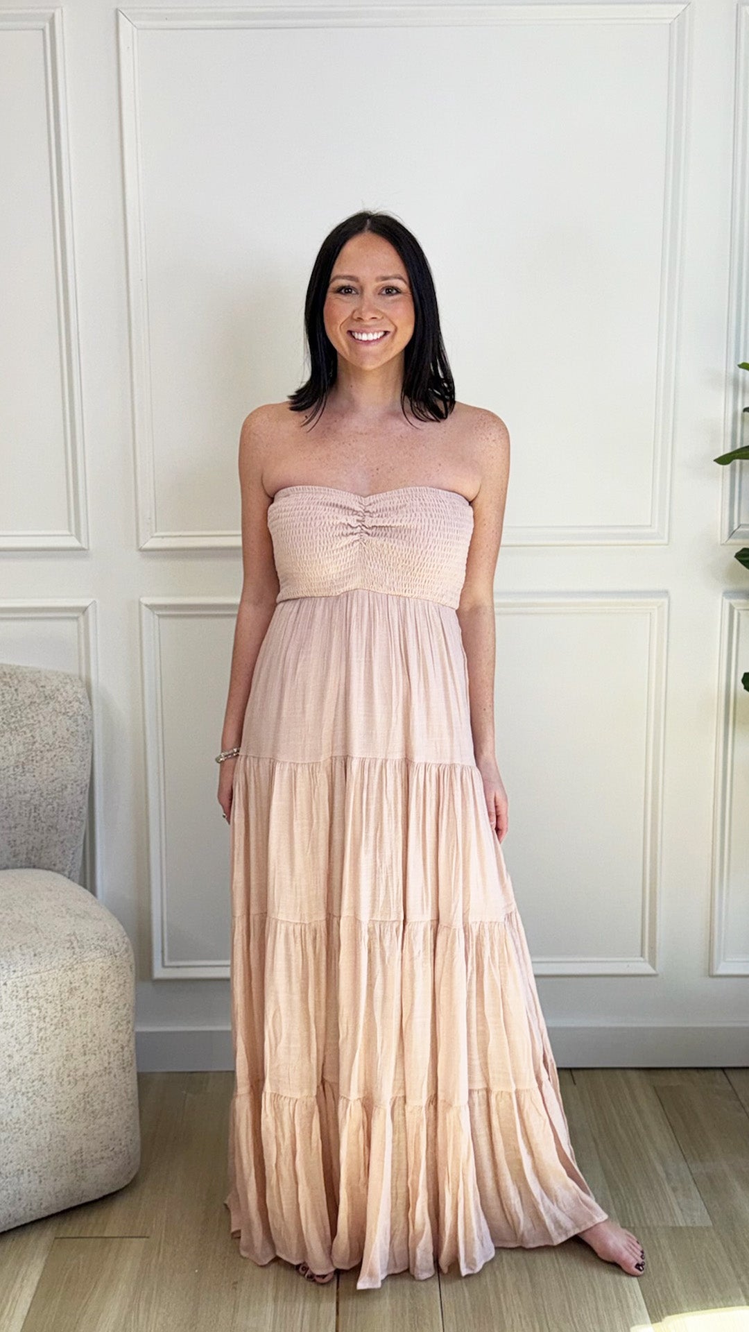 Lisianthus Strapless Dress