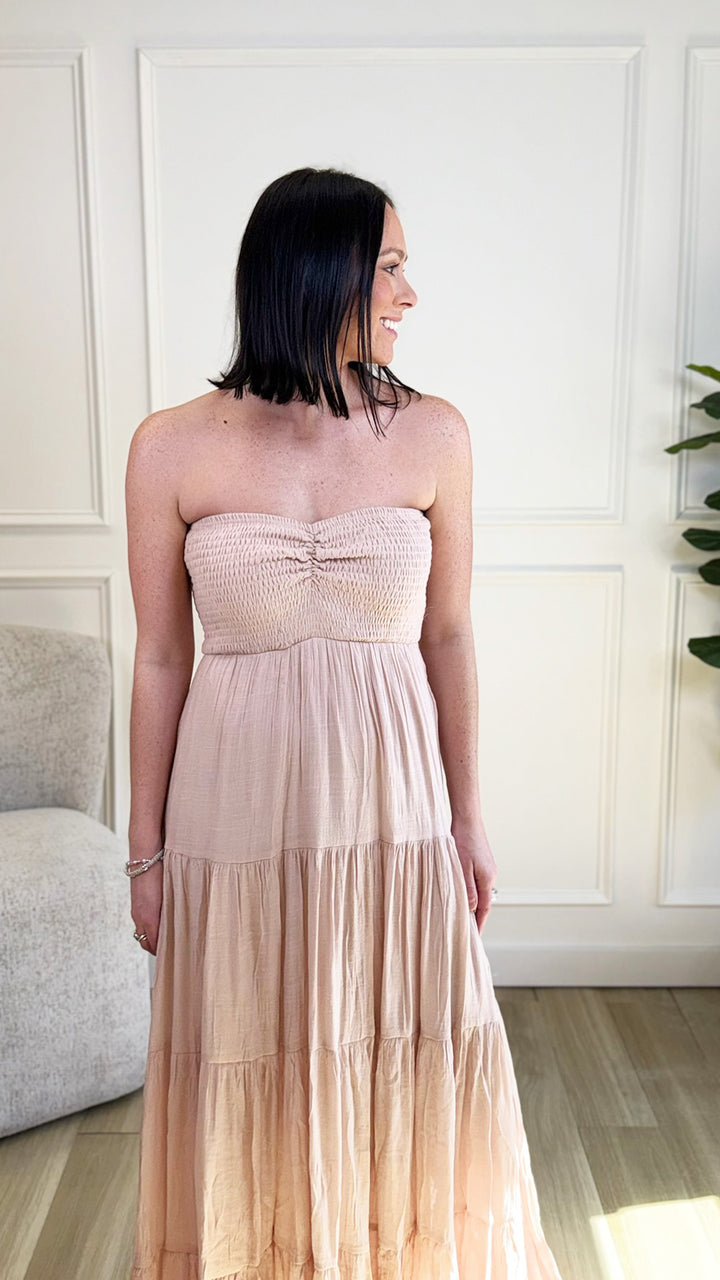 Lisianthus Strapless Dress