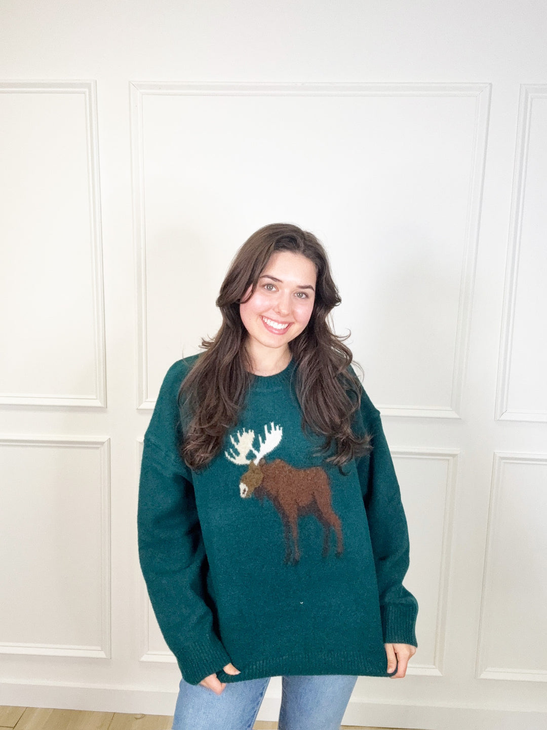 Moose Long Sleeve Sweater