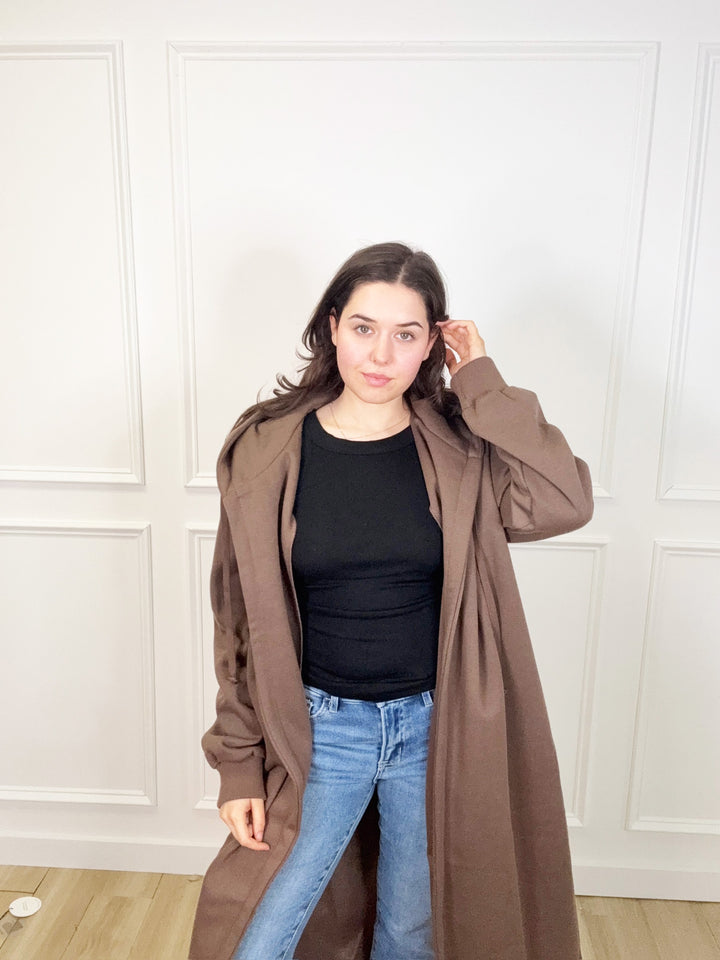 On Repeat Coat - Brown