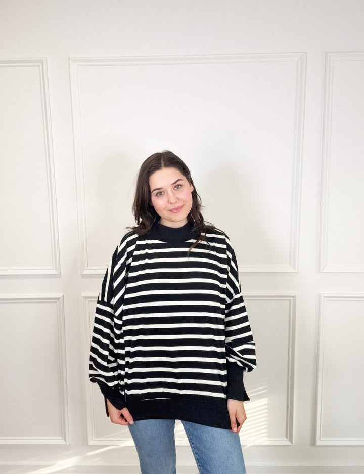One More Thing Top Black/Cream