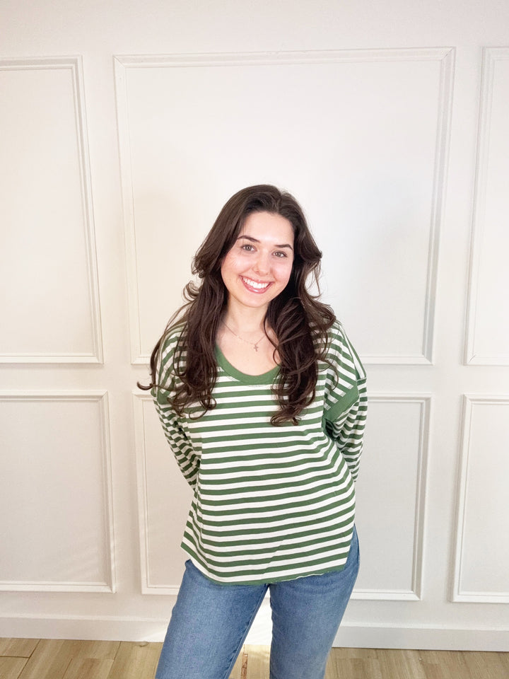 Out &amp; About Top - Green
