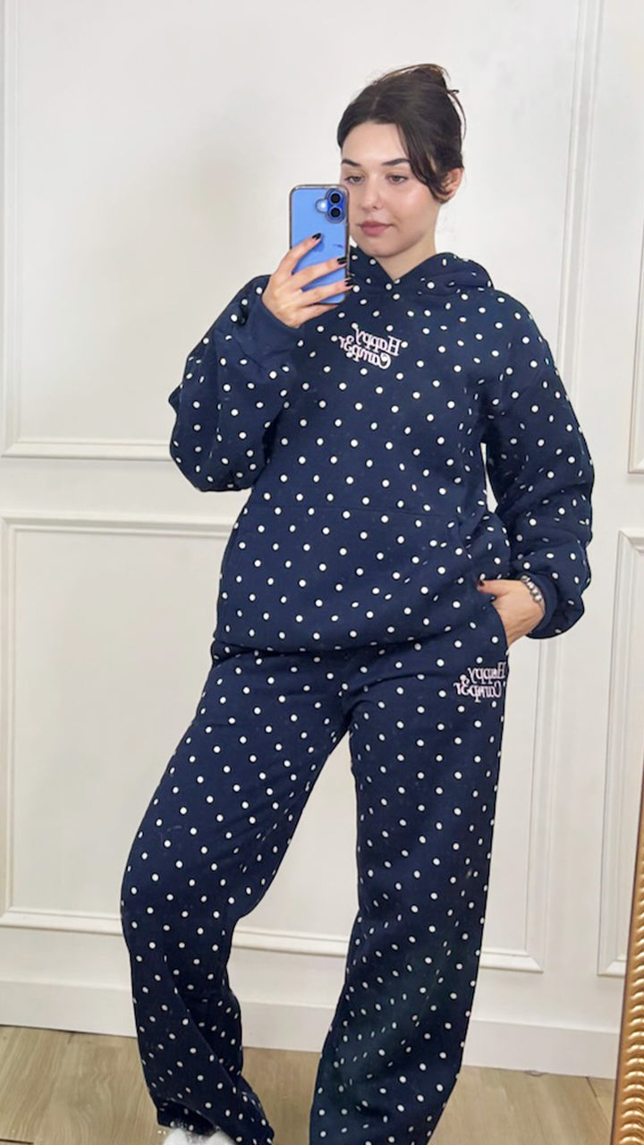 Polka Dot Weekend Happy Camp3r Sweatshirt