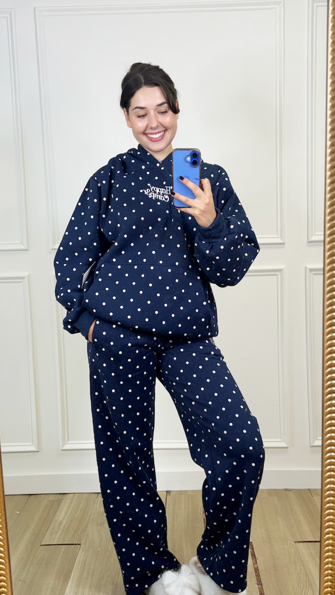Polka Dot Weekend Happy Camp3r Sweatpants