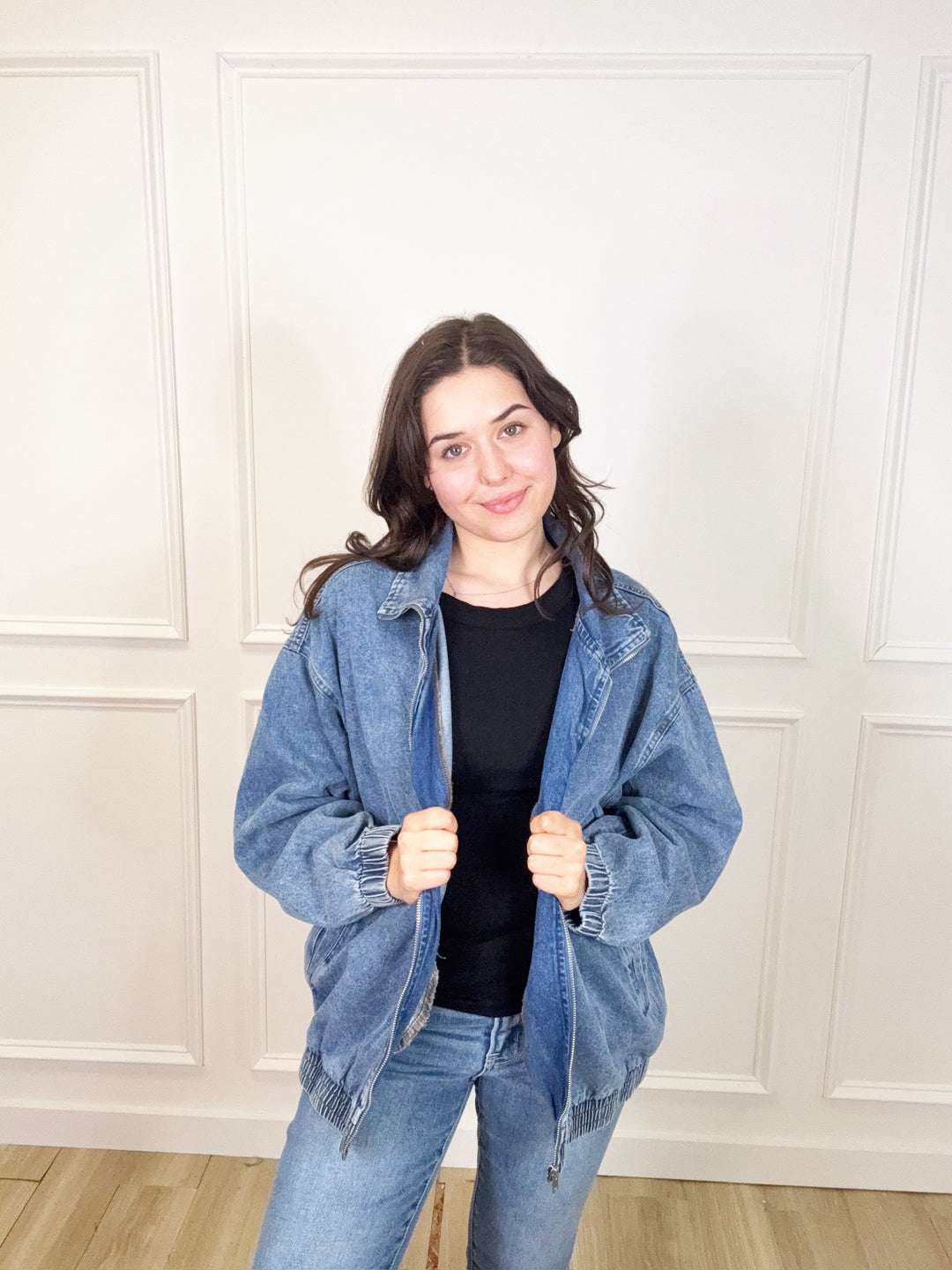 Pumpkin Picking Denim Jacket