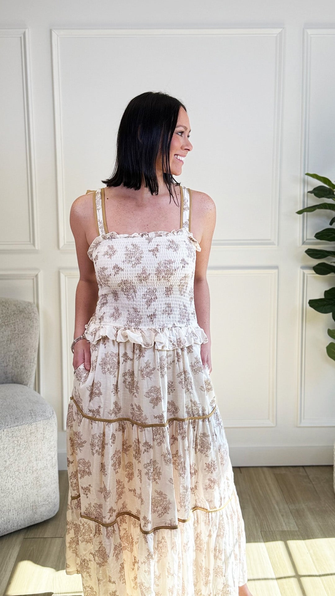 Rudbeckia Beige Dress