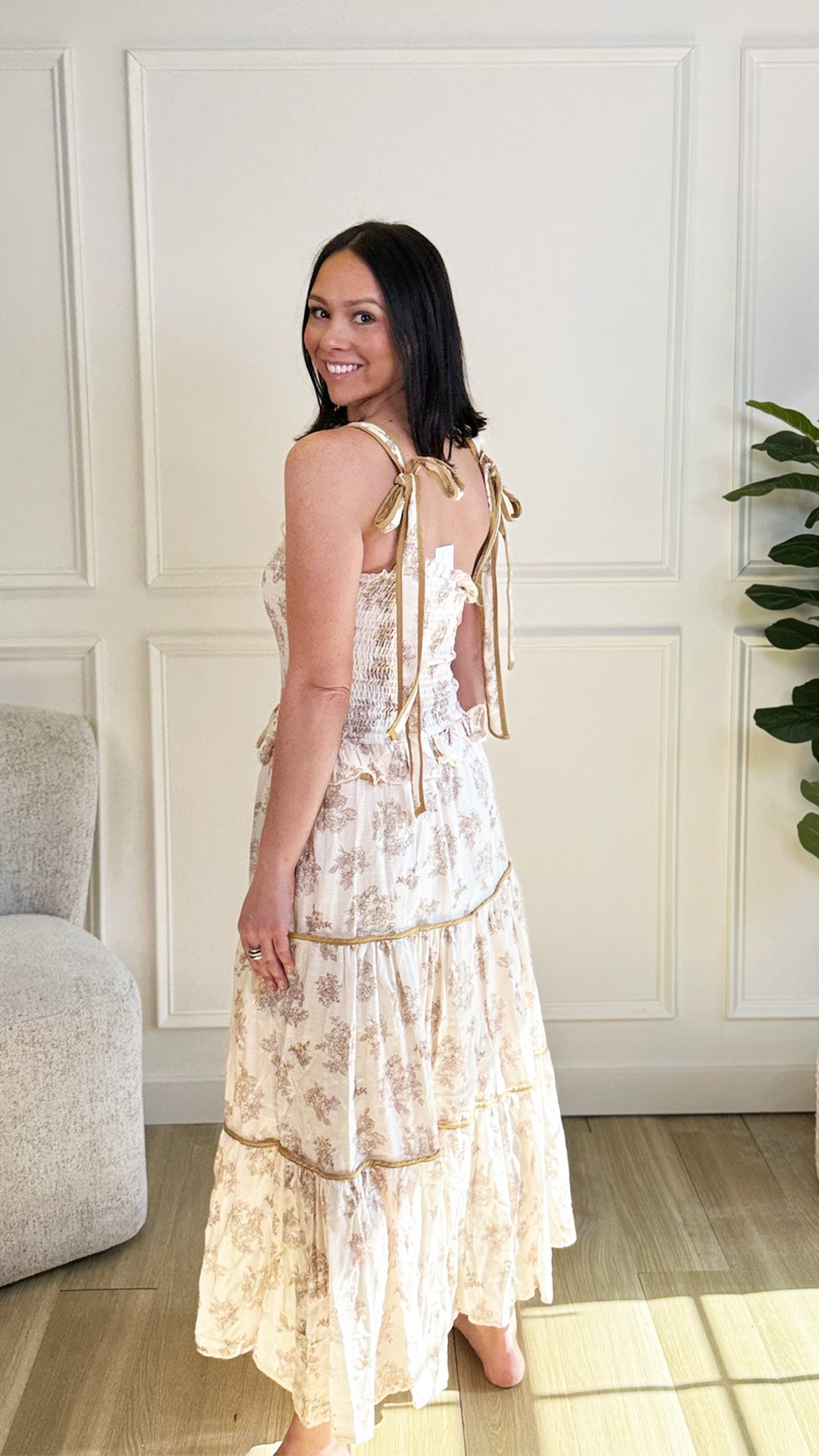 Rudbeckia Beige Dress