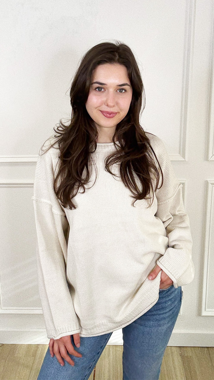 Raining Again Knit Sweater
