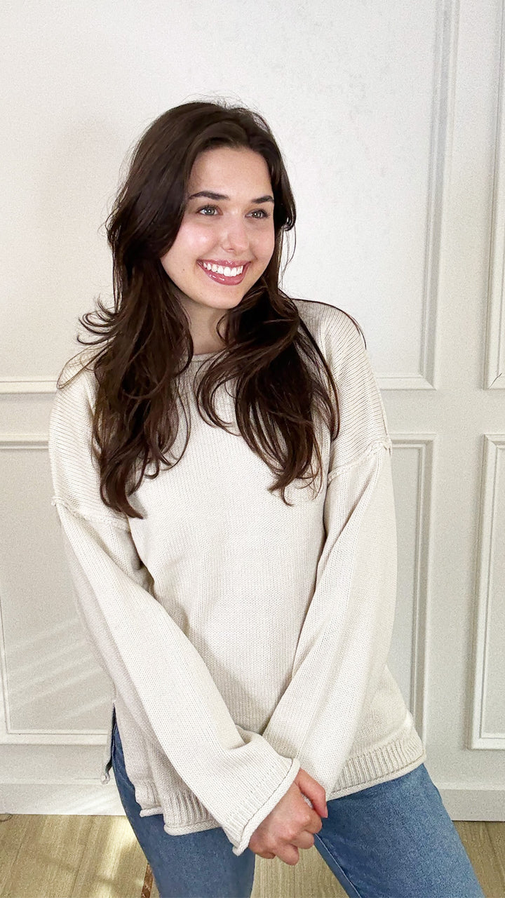 Raining Again Knit Sweater