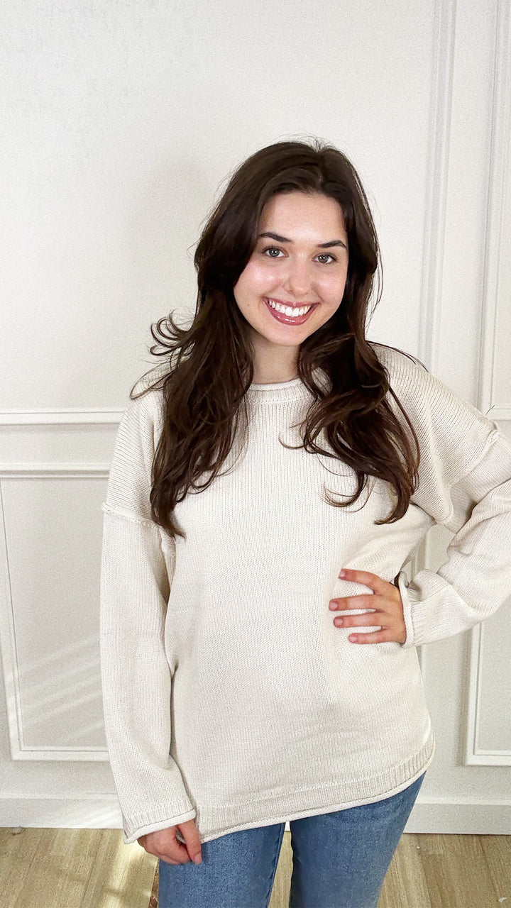 Raining Again Knit Sweater