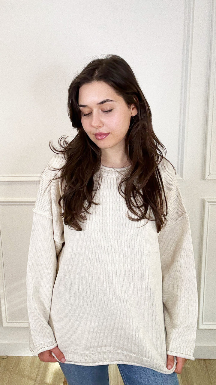 Raining Again Knit Sweater