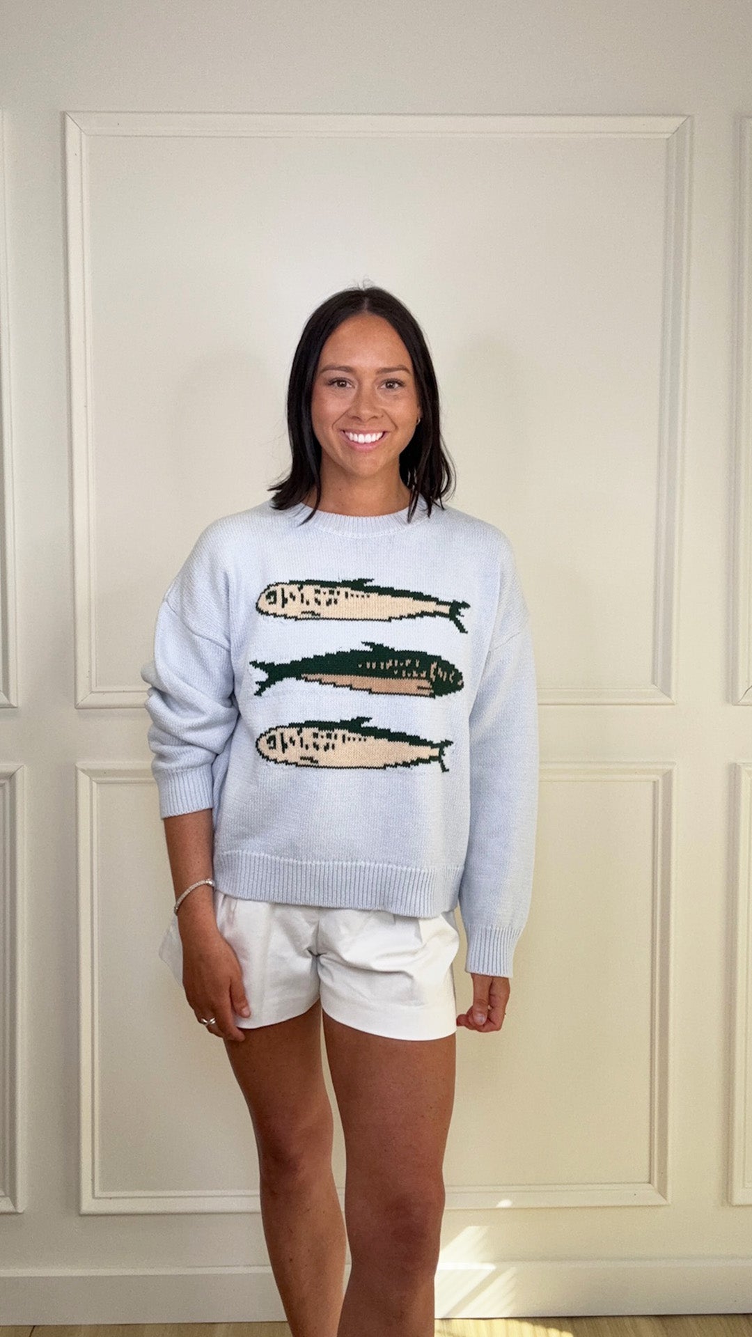 Seaside Graphic Sweater Top