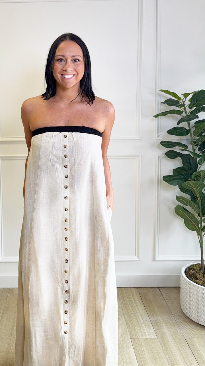 Springsteen Strapless Dress
