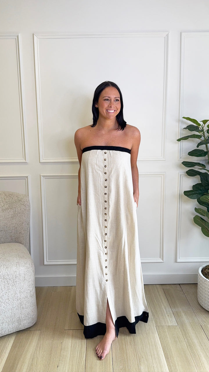 Springsteen Strapless Dress