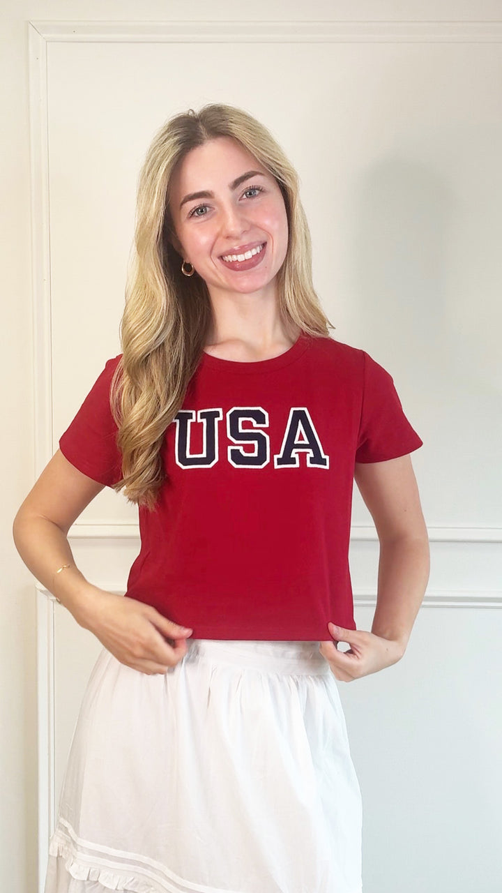 Star Spangled Baby Tee