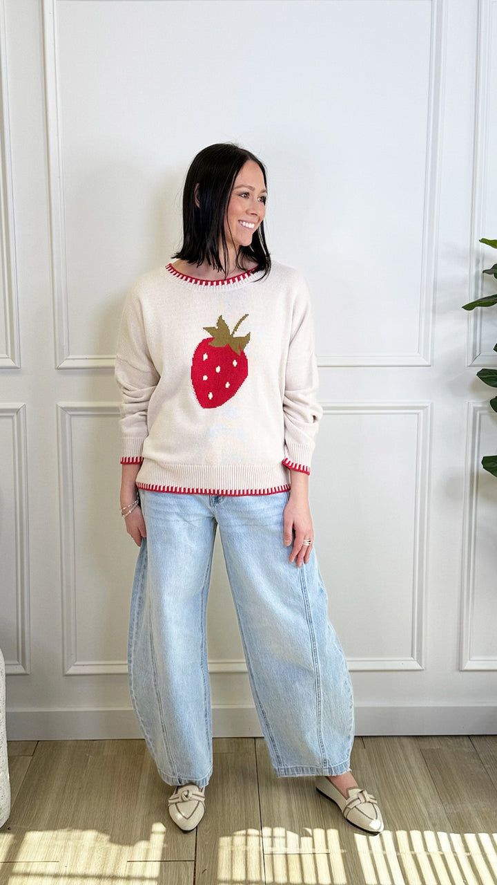 Strawberry Sweater
