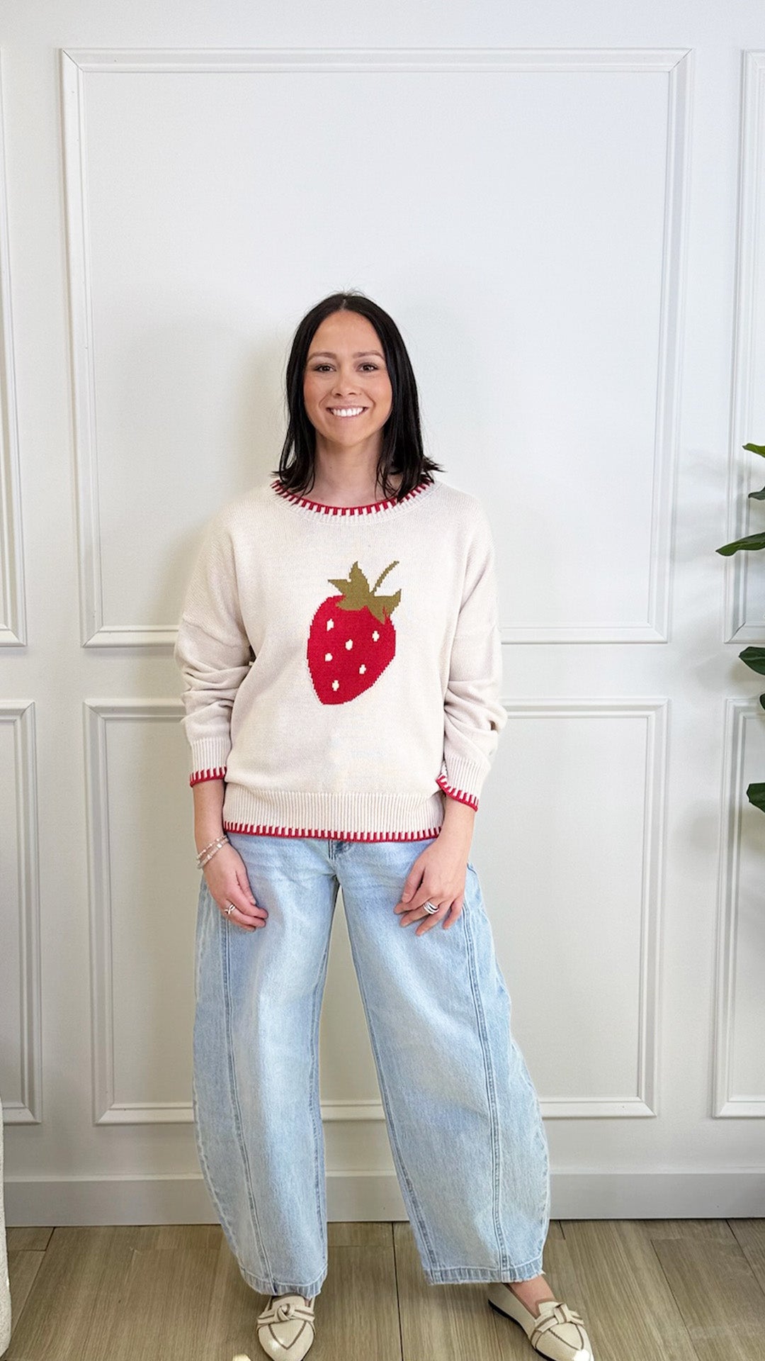 Strawberry Sweater