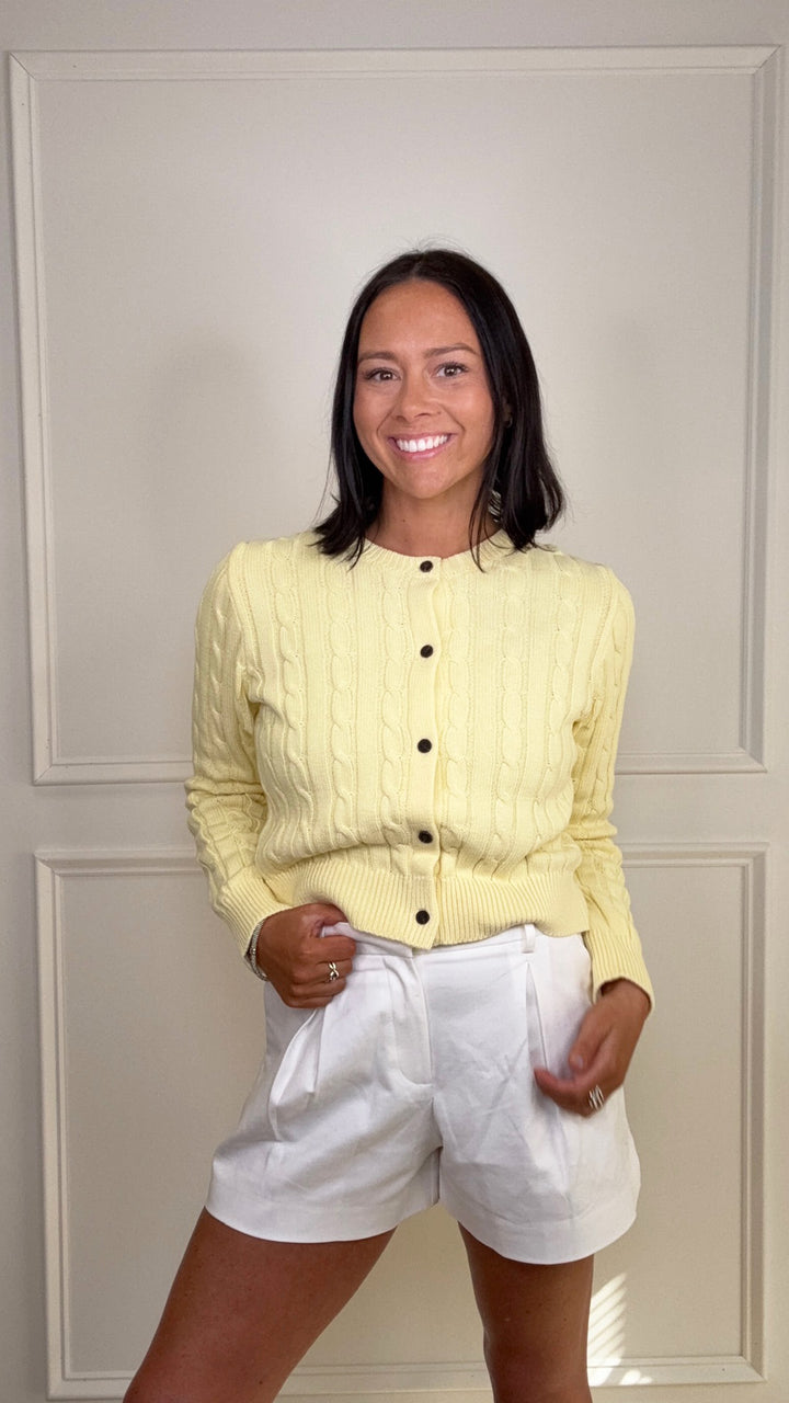 Sunlit Muse Butter Yellow Sweater