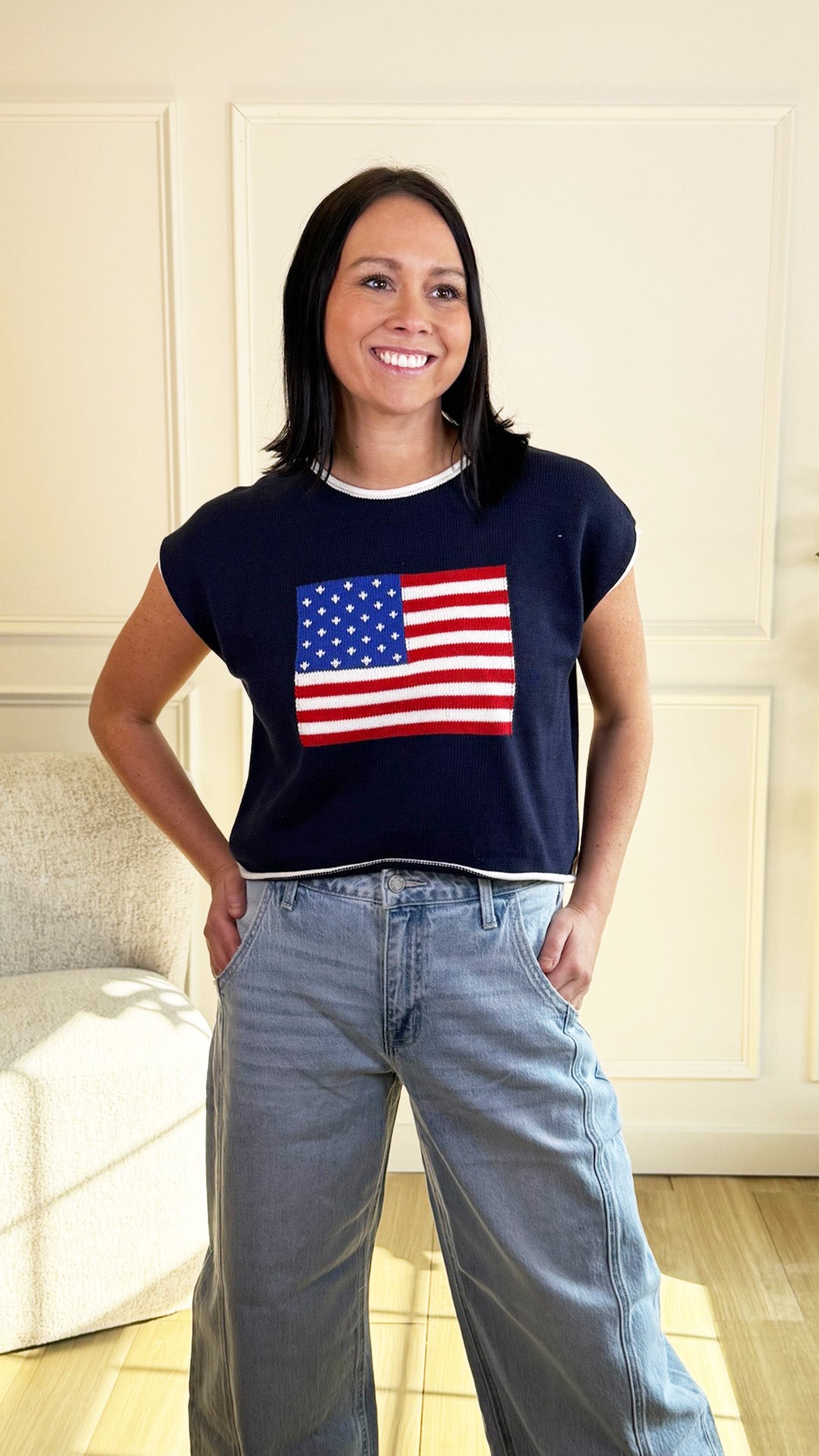 U.S. Flag Top