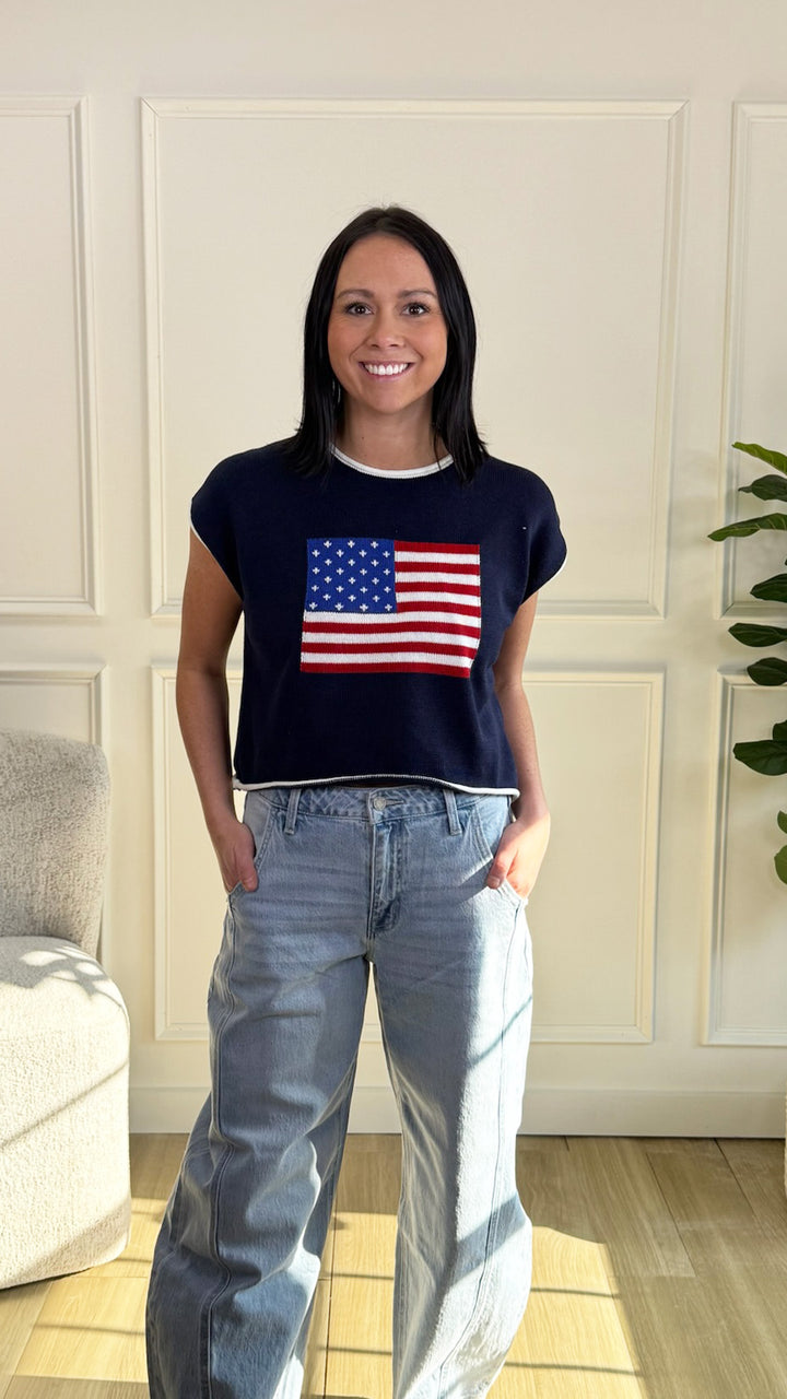 U.S. Flag Top