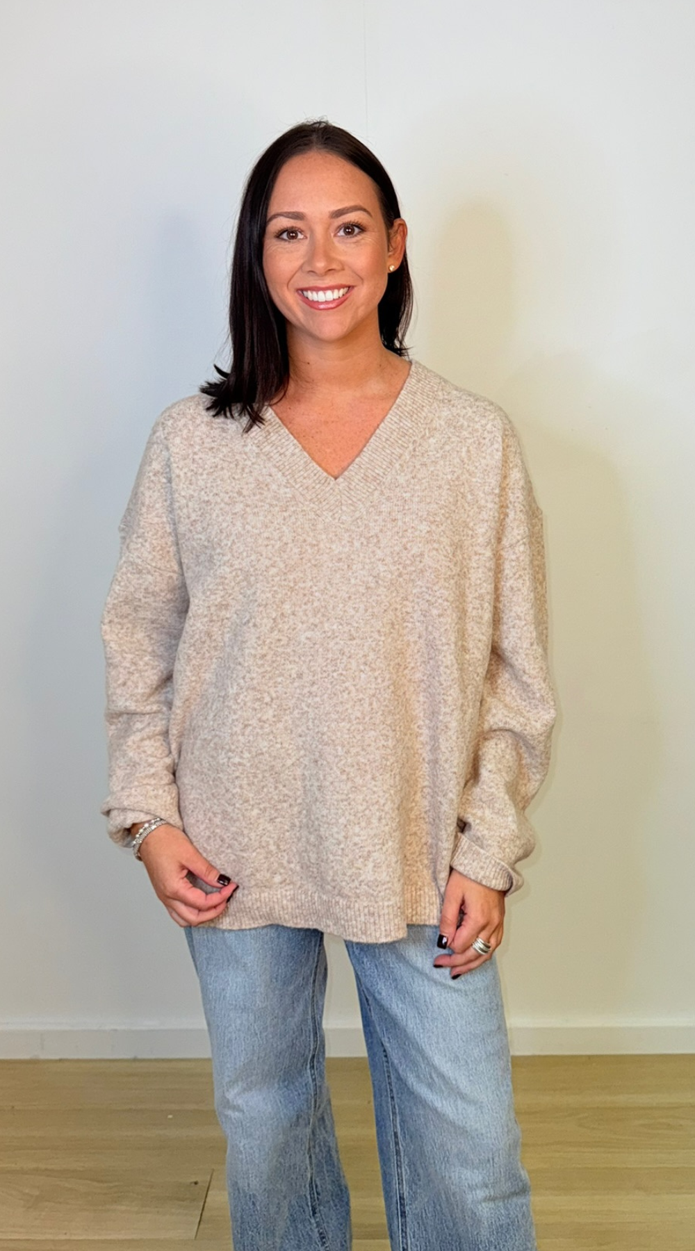 Lt Taupe Sweater
