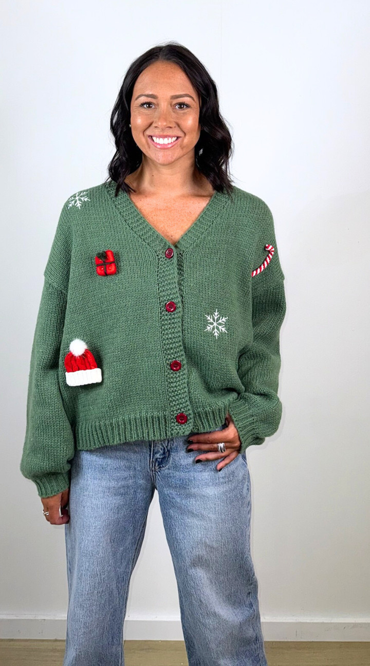 Christmas Theme Cardigan