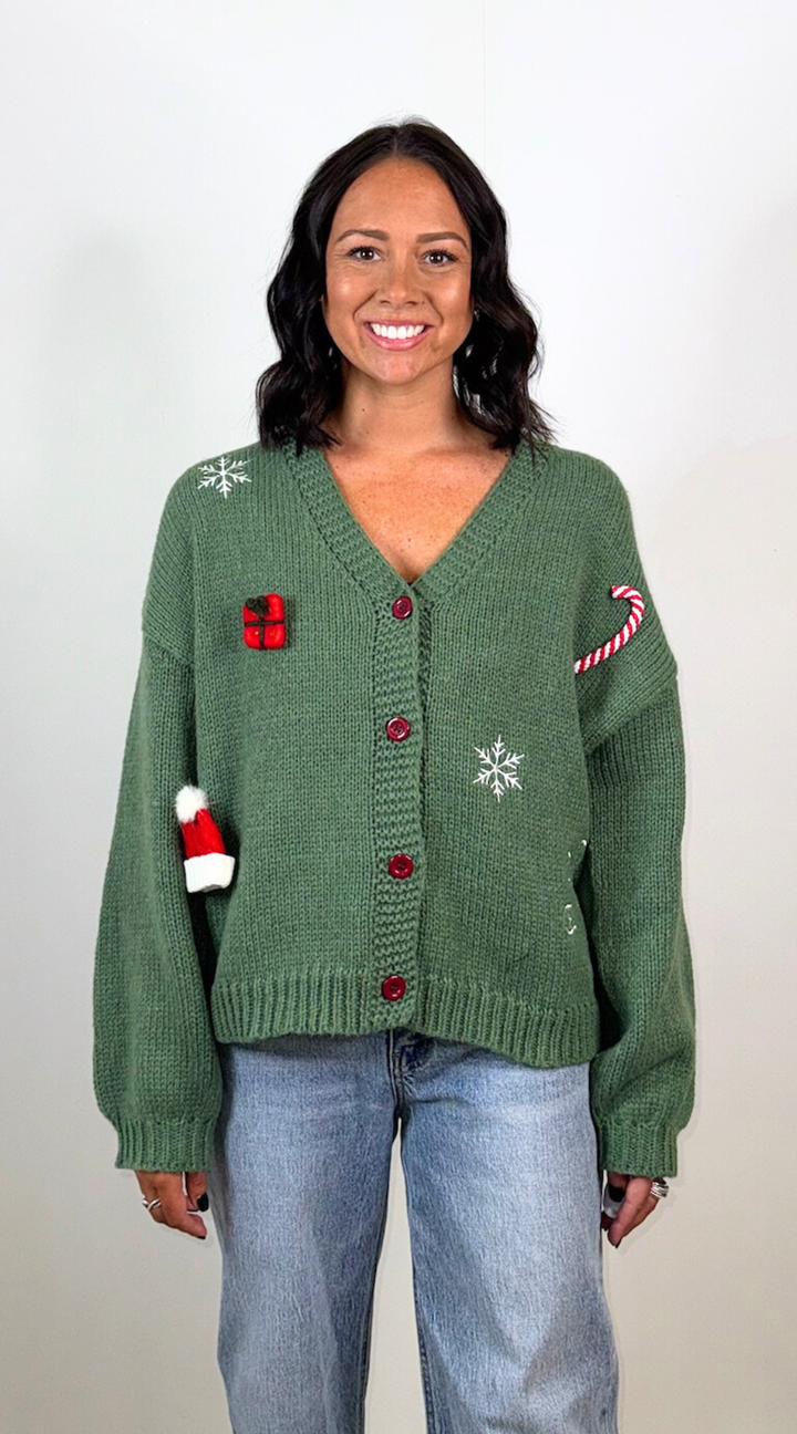 Christmas Theme Cardigan