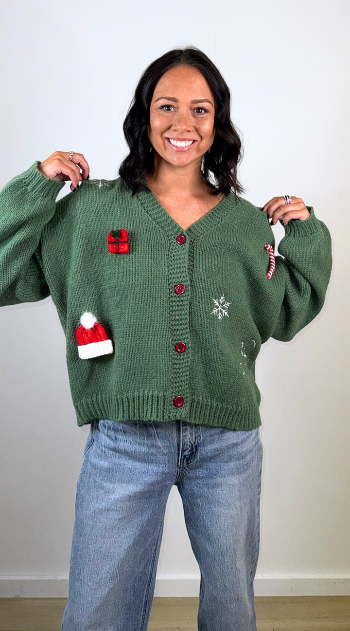 Christmas Theme Cardigan