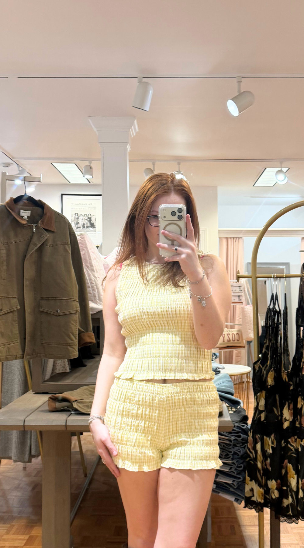 About A Girl Gingham Shorts