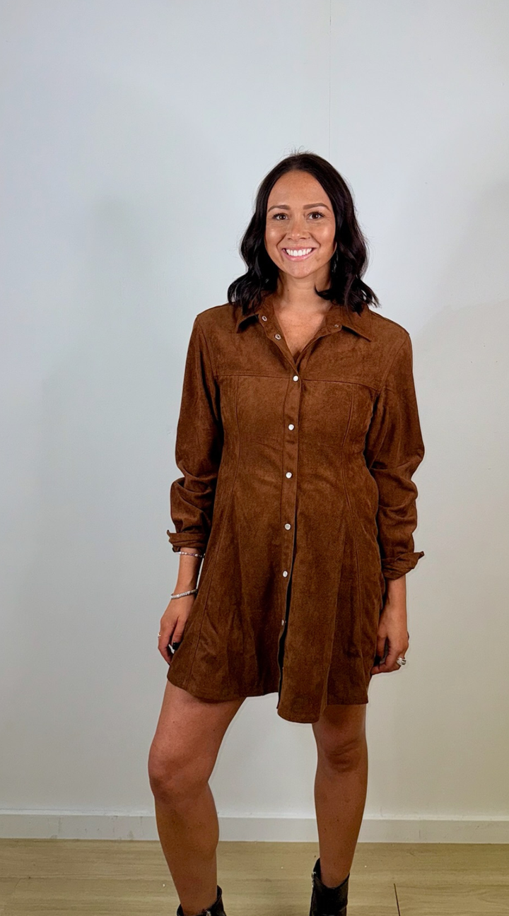 Suede Dress