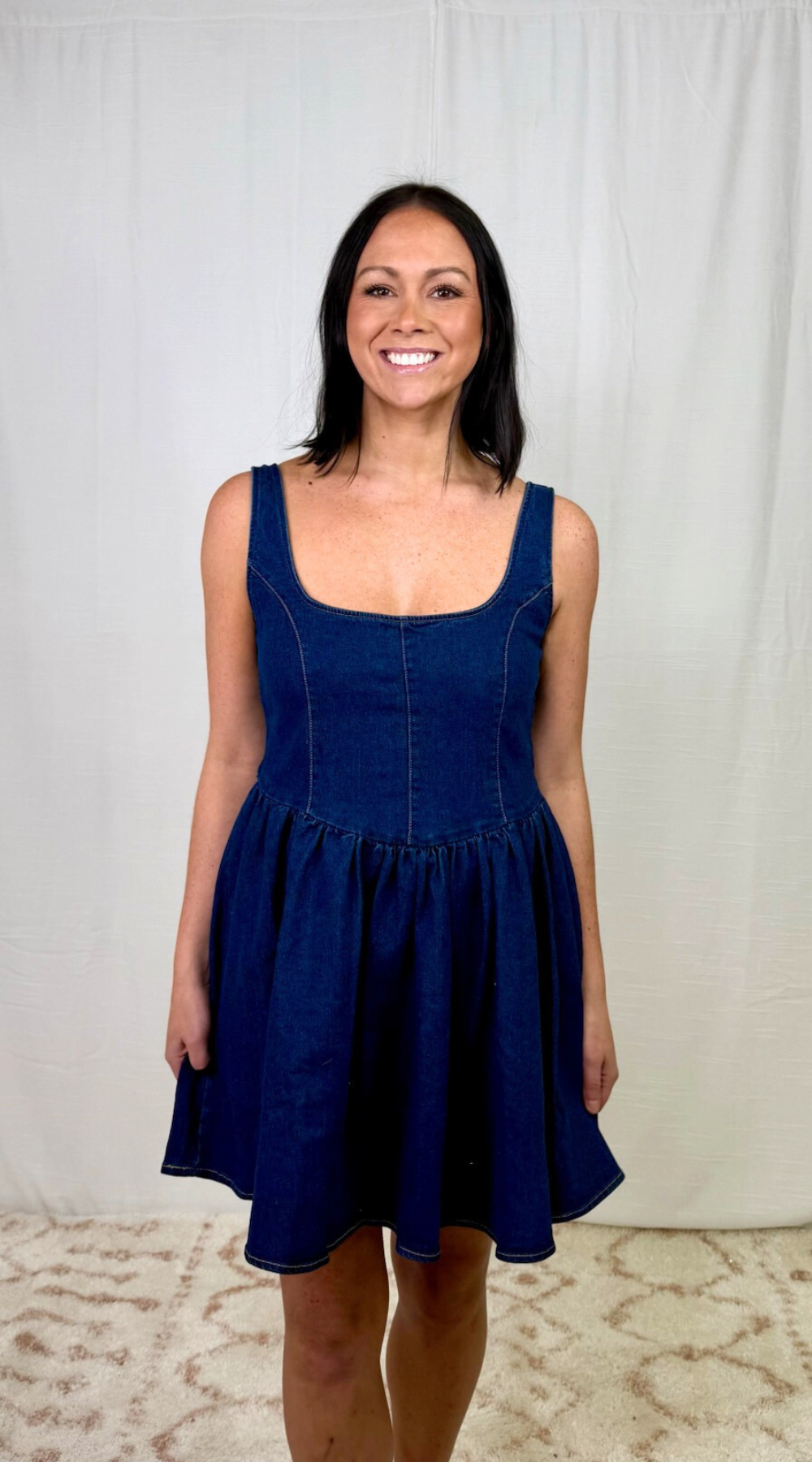 American Boy Denim Mini Dress