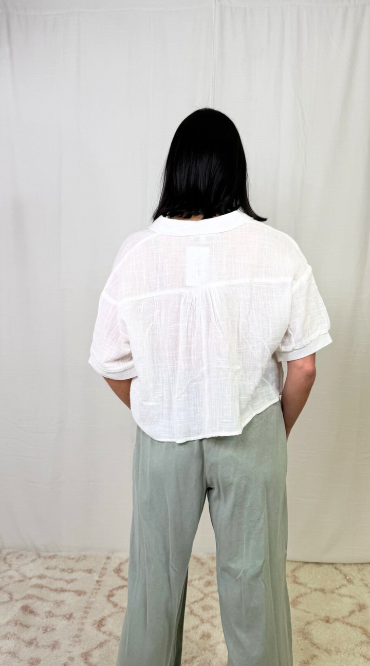 Let Her Go Smocked Wide Leg Pants