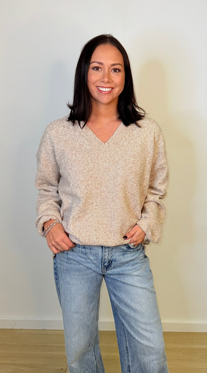 Lt Taupe Sweater