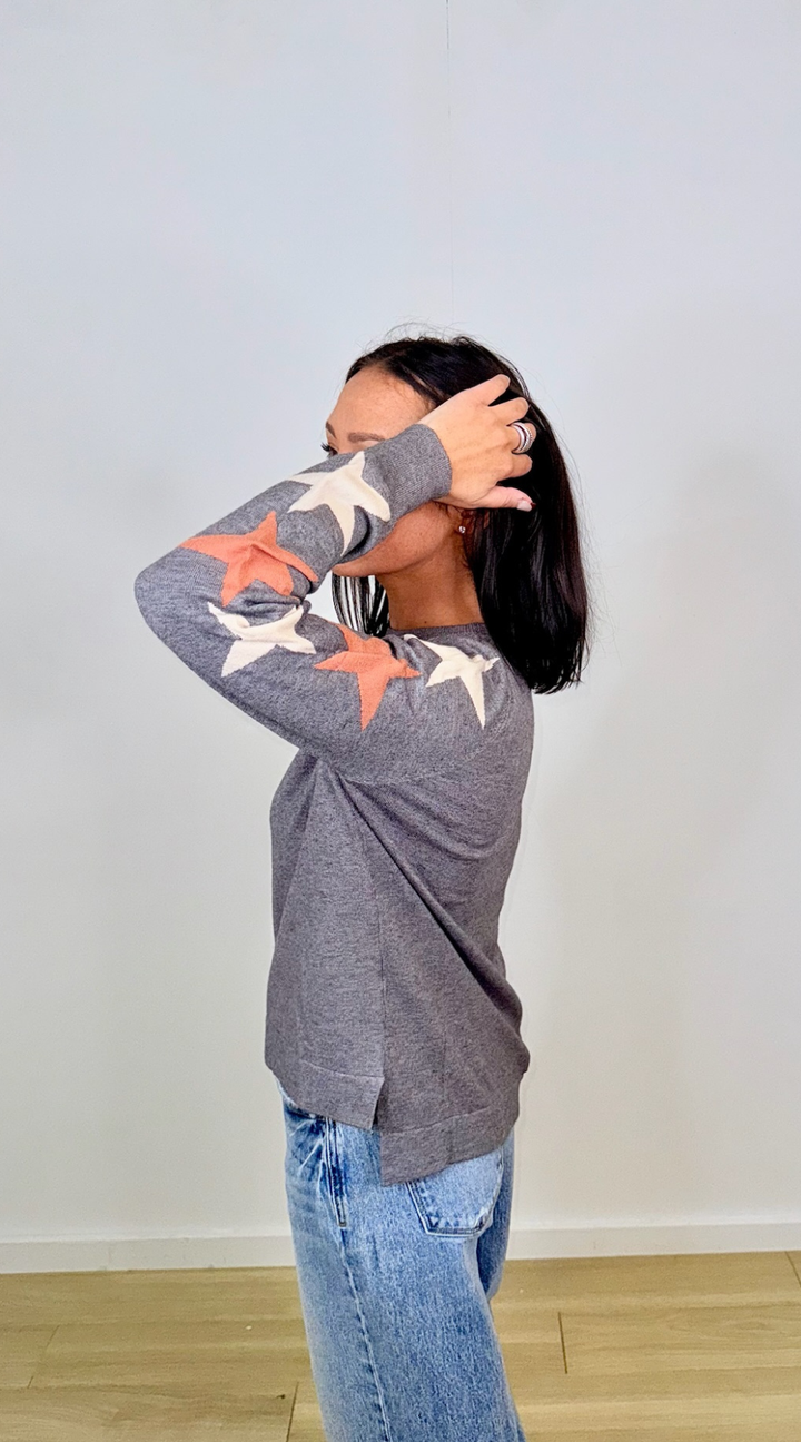 Grey Star Sweater